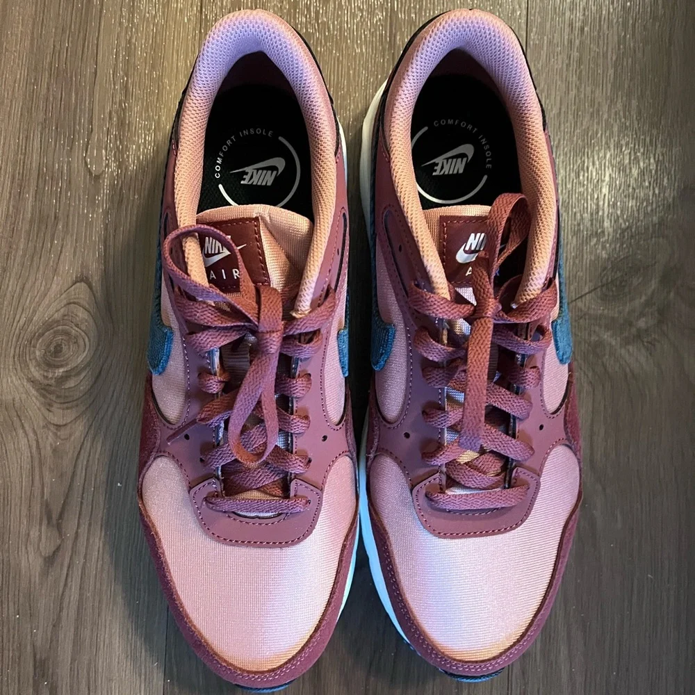 Nike Women’s Sneakers in Burgundy, Pink & Teal